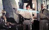 Luke Receives His Father's Lightsaber